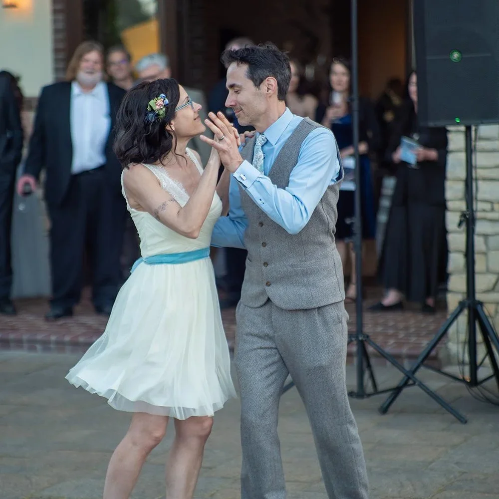 white BHLDN + HITHERTO Fleur Tulle Dress perfect for elopement or rehearsal! - Picture 5 of 11